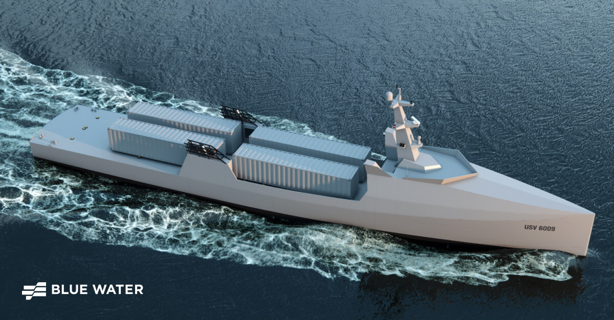 Usunęli ludzi, by zoptymalizować design. Autonomiczny okręt Liberty Class imponuje