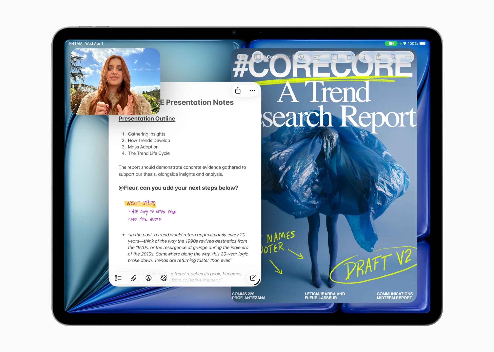 Apple prezentuje nowego iPada Air z procesorem Apple M4