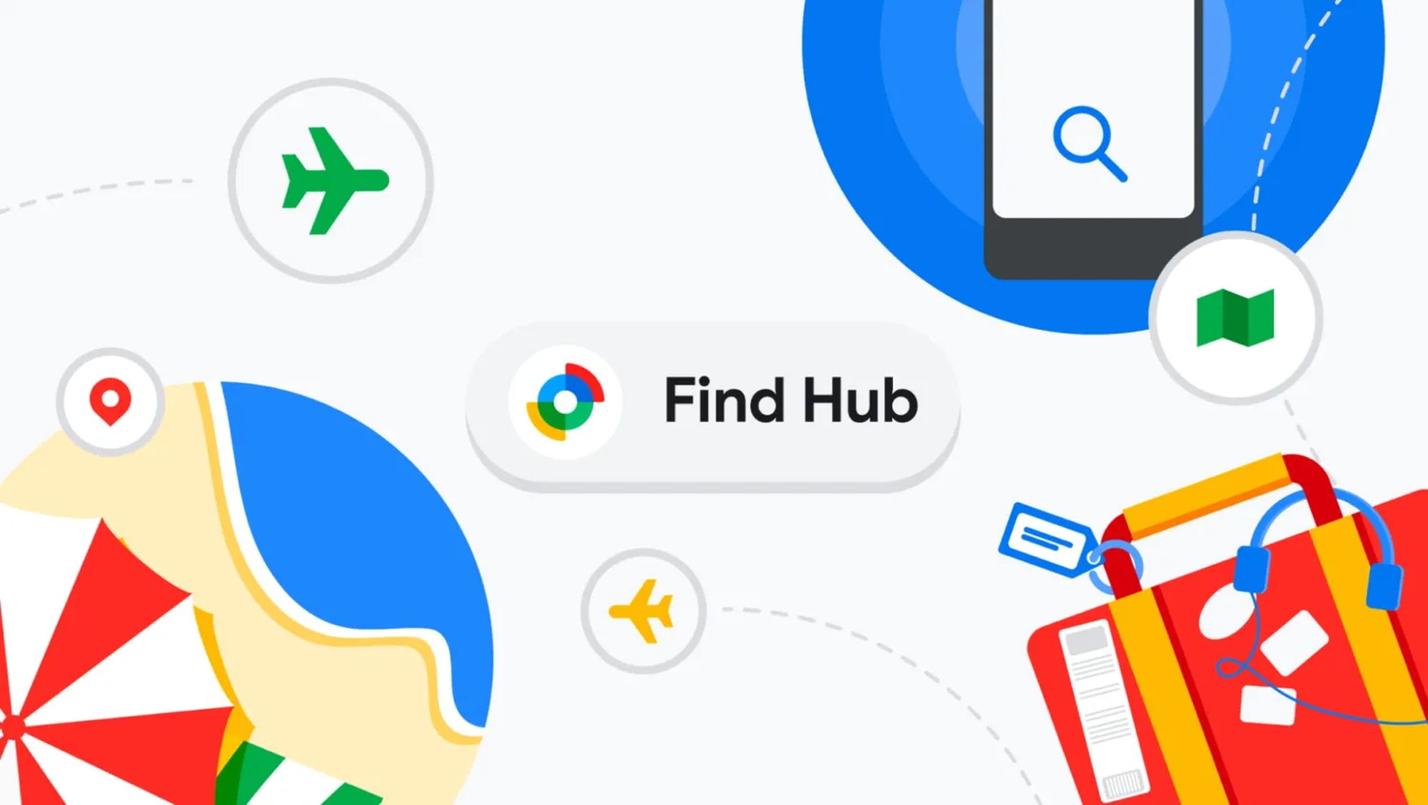 Sieć Google Find Hub integruje się z liniami lotniczymi i komunikatorem