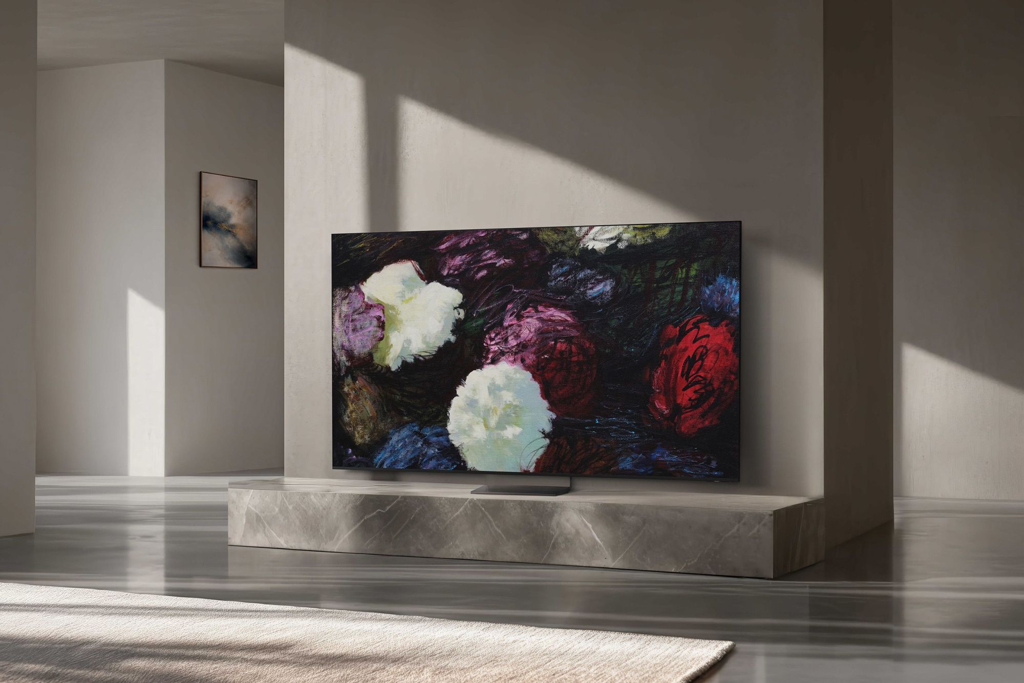 Ściana w salonie zamiast biletu do galerii. Samsung wprowadza dzieła z Art Basel na ekrany swoich telewizorów