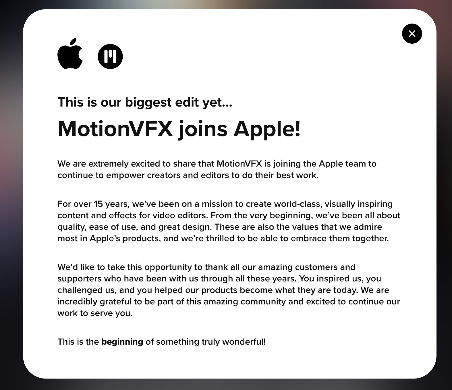 Ogromny sukces! Apple przejmuje polskie MotionVFX. Final Cut Pro urośnie w siłę