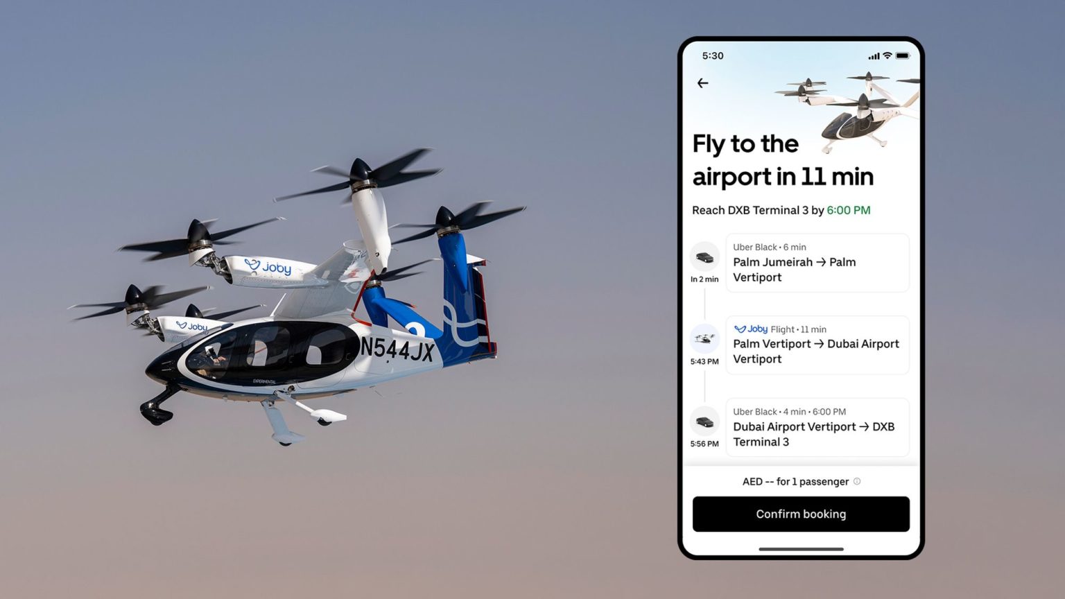 Uber Air latające taksówki