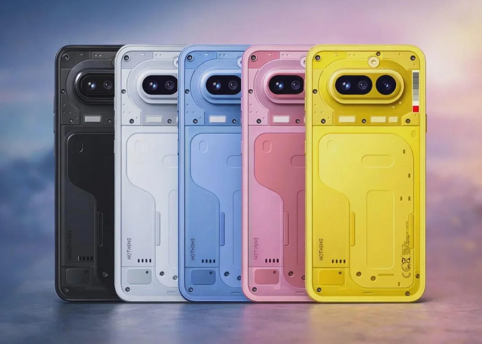 Nothing Phone 4a kolory
