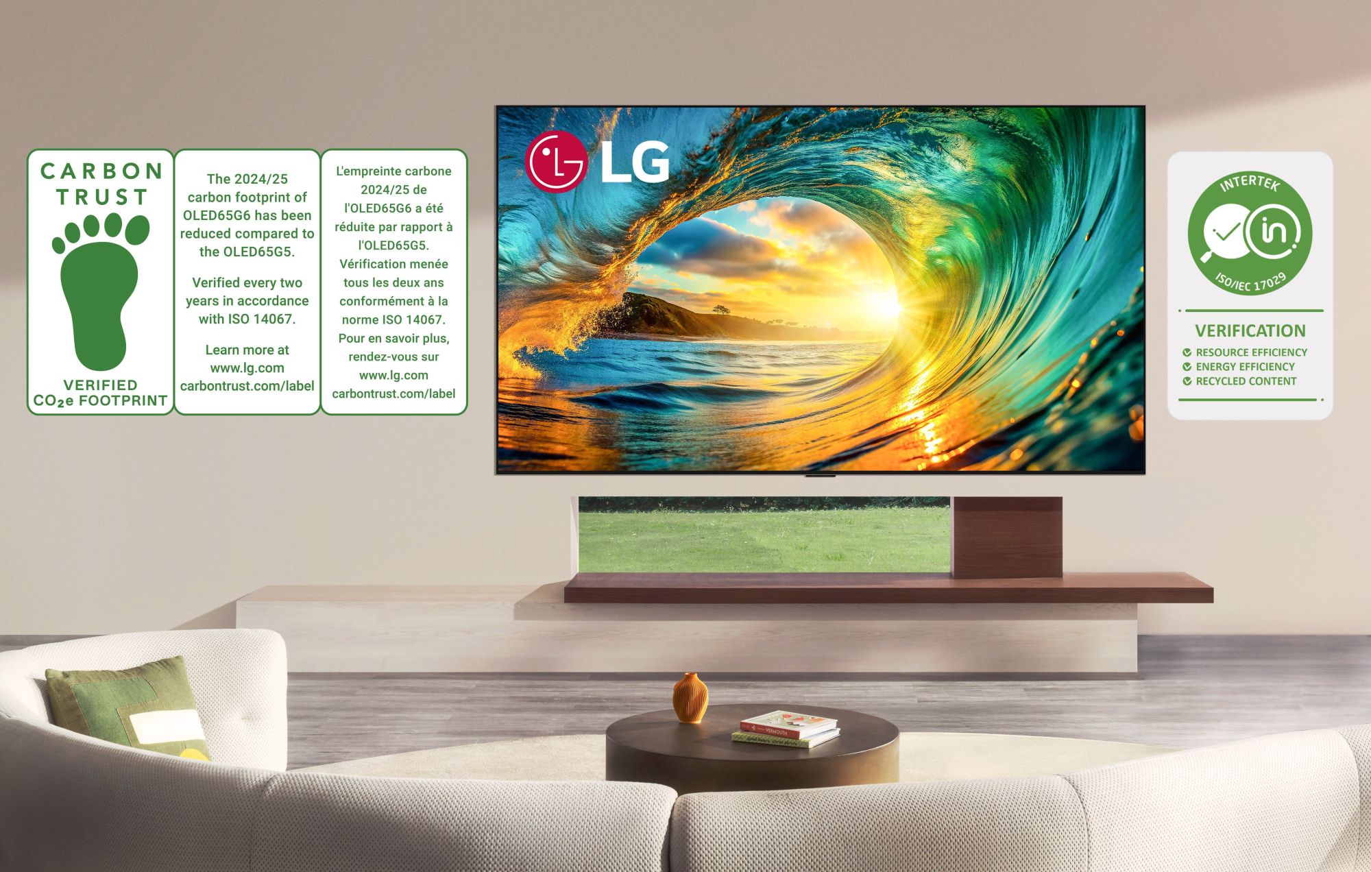 LG pokazuje liczby, nie slogany. 80 tys. ton CO₂ mniej dzięki nowym OLED-om
