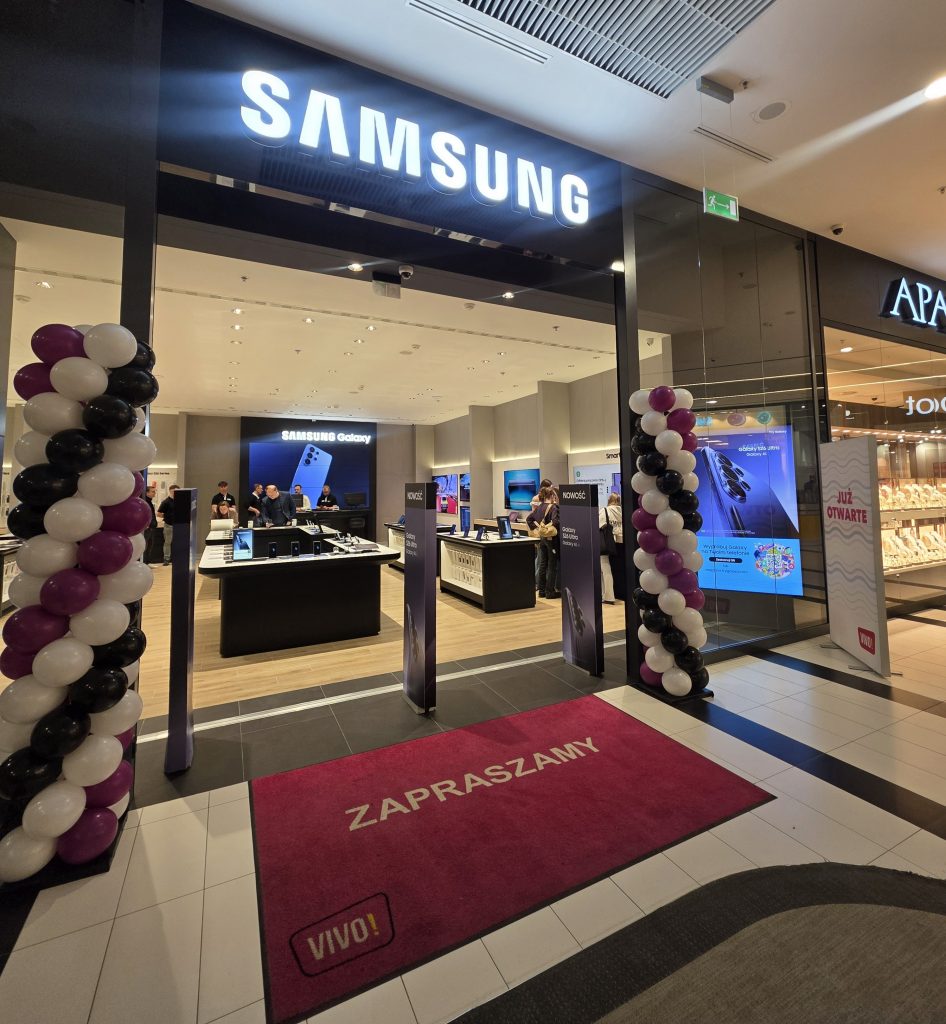 178 m² technologii i prywatność w telefonie. Samsung otwiera duży salon w Lublinie