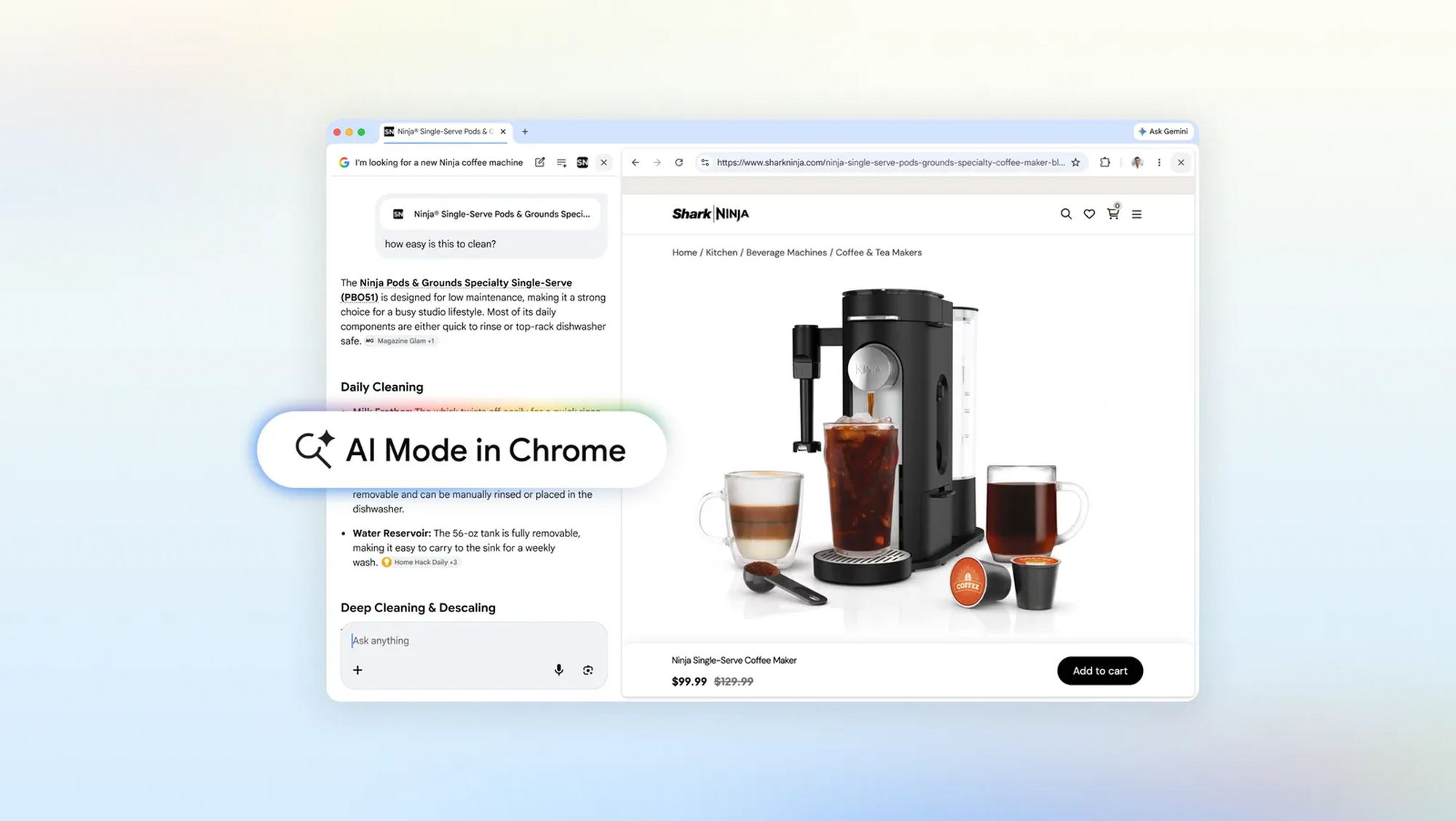 Google wprowadza AI Mode w Chrome. Przeglądarka przestaje być tylko oknem na świat, a staje się jego filtrem