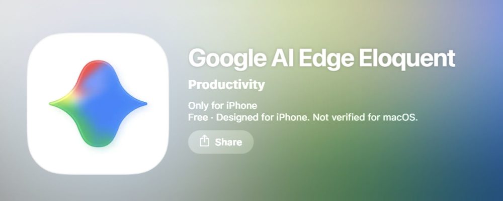 Zdjęcie okładkowe do wpis Google z&nbsp;niezwykłym prezentem dla posiadaczy iPhone’ów. Świetna aplikacja AI bez&nbsp;abonamentu