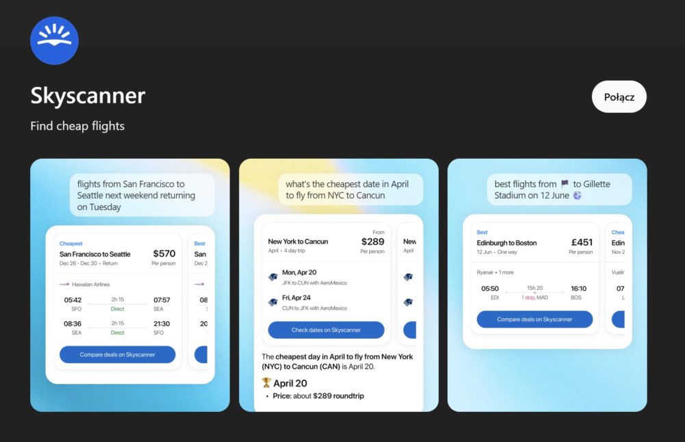Zdjęcie okładkowe do wpis Szukanie tanich lotów staje się jeszcze prostsze. Skyscanner łączy siły z&nbsp;ChatGPT