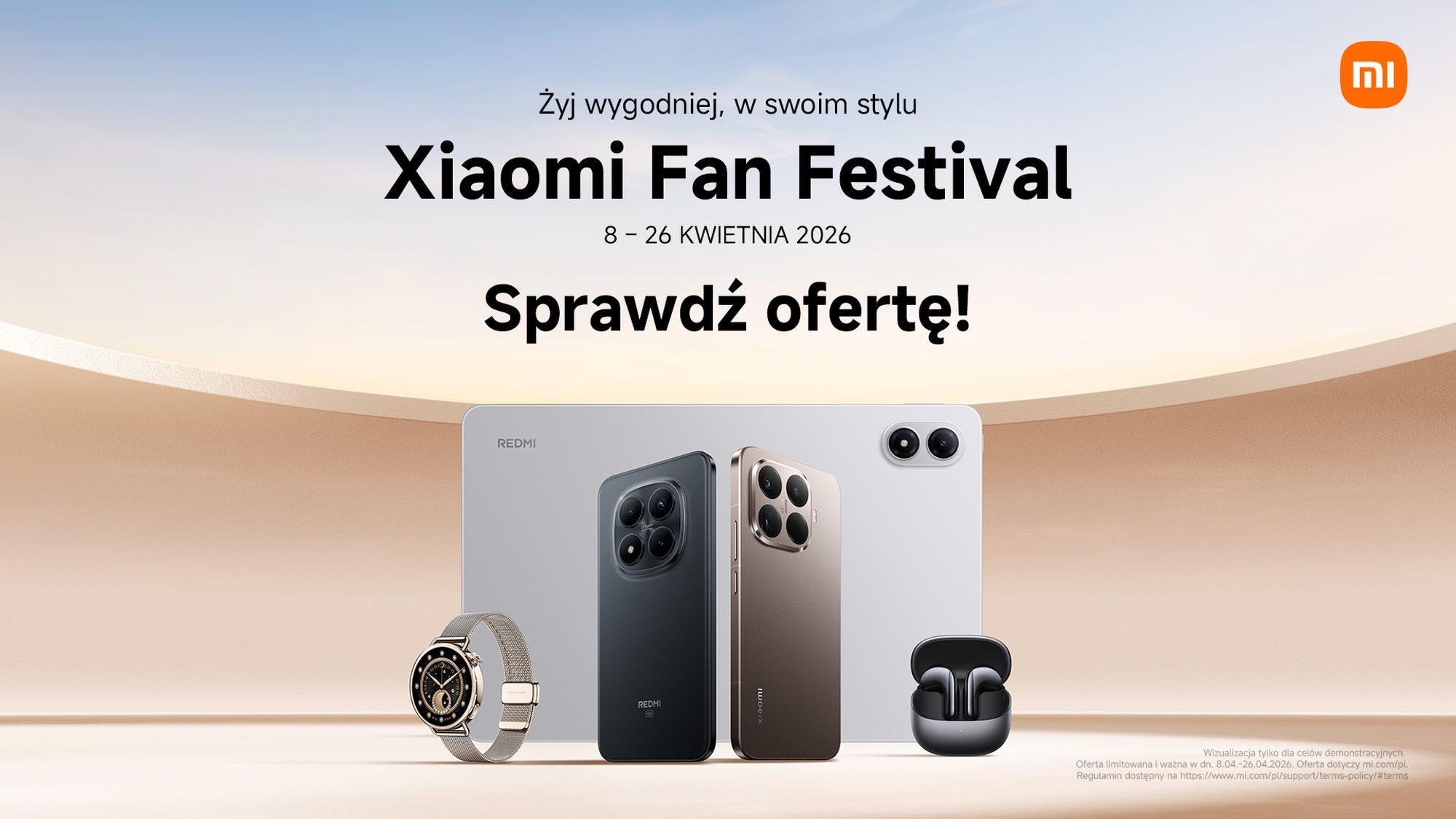 Rusza Xiaomi Fan Festival 2026. telefony i sprzęt domowy z rabatami sięgającymi 1000 zł