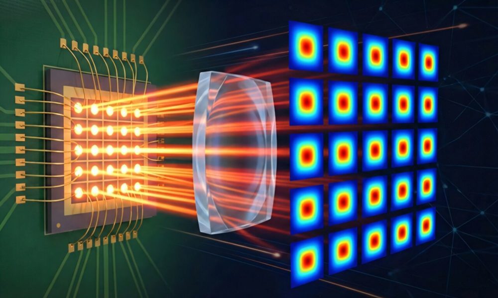 Zdjęcie okładkowe do wpis Światło zamiast fal radiowych. Nowy laserowy chip osiąga gigabitowe prędkości i&nbsp;zużywa o&nbsp;połowę mniej energii