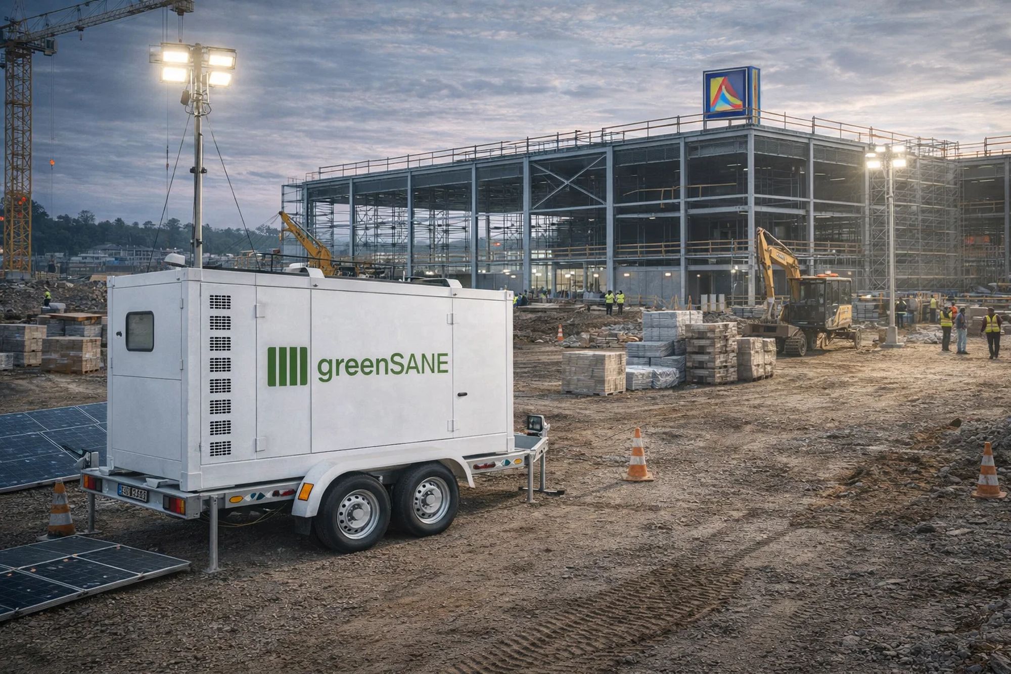 Prąd na haku zamiast kanistra z dieslem. Polski „powerbank na kółkach” rzuca wyzwanie agregatom