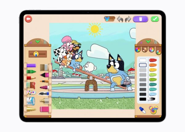 Zdjęcie okładkowe wpisu Bluey wchodzi do Apple Arcade — crossover w pięciu grach od 21 maja