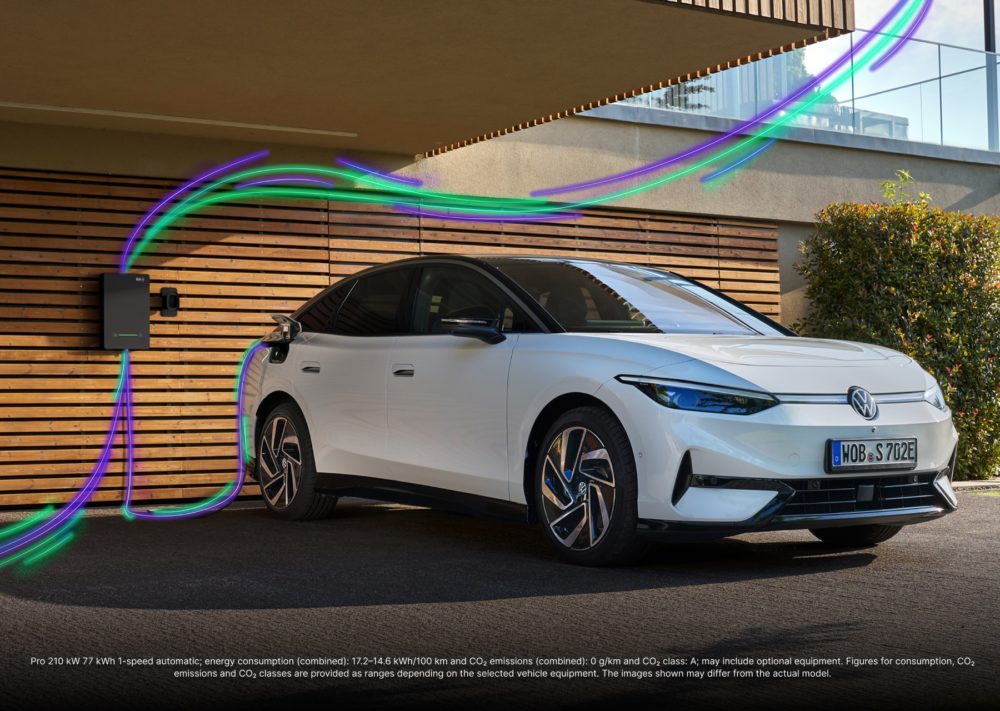 Zdjęcie okładkowe do wpis Volkswagen zamienia elektryki w&nbsp;domowe elektrownie. Technologia Vehicle-to-Grid wchodzi na&nbsp;rynek