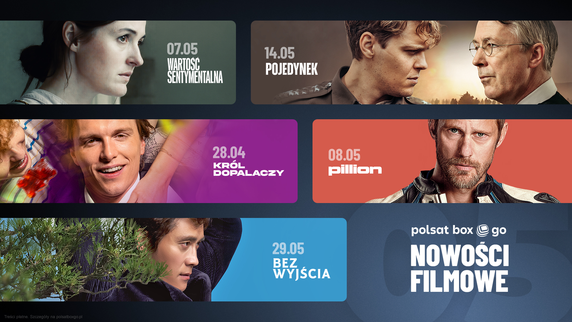 Filmowy maj w Polsat Box Go. Od narkotykowego imperium po oscarowe dramaty