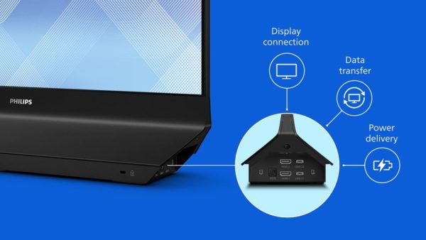 Philips 24B2D5300 monitor dwustronny