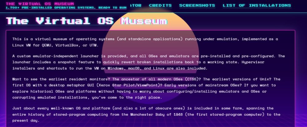 Zdjęcie okładkowe do wpis Wehikuł czasu dla fanów Apple i&nbsp;PC. The Virtual OS&nbsp;Museum pozwala odpalić ponad 600 starych systemów