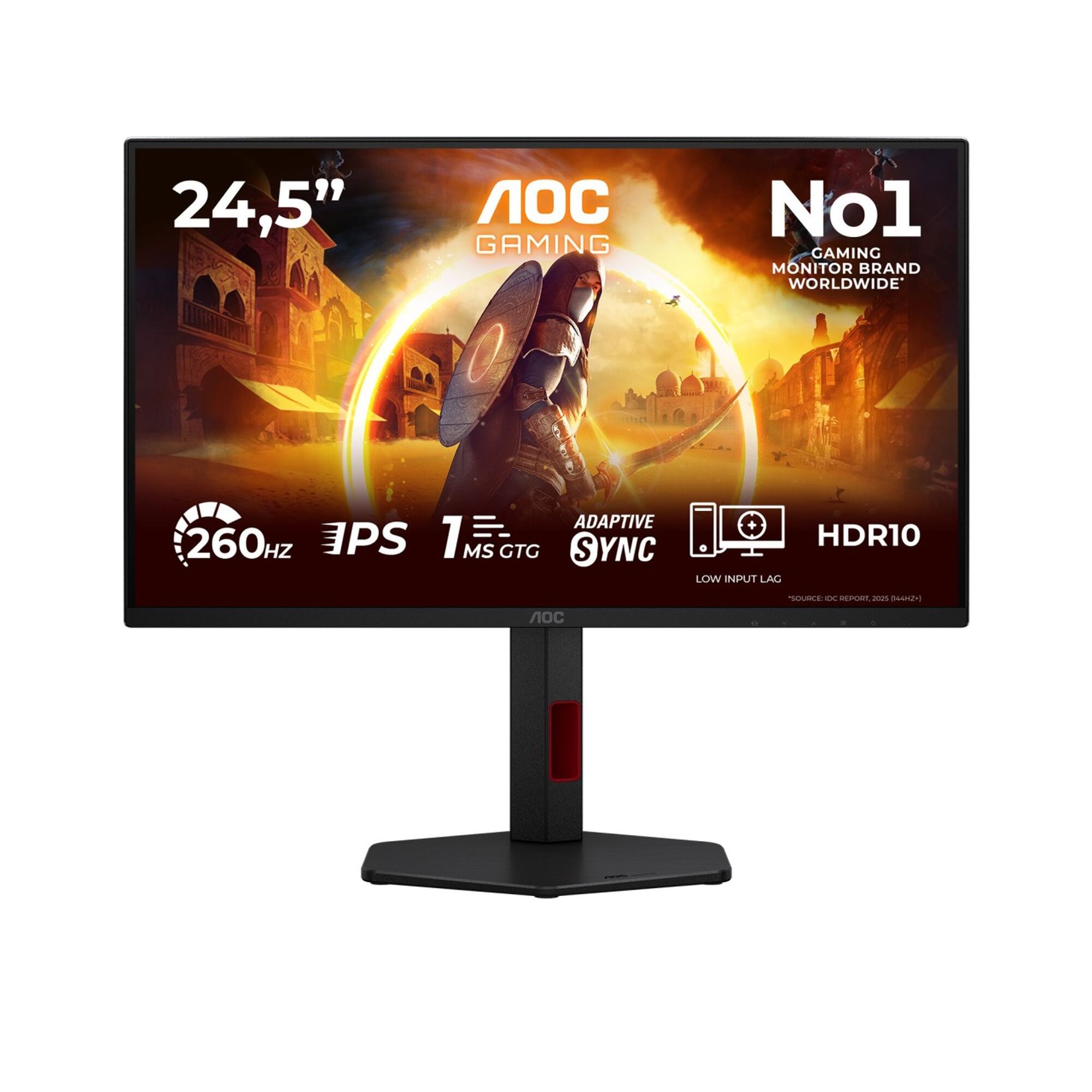 Turniejowy monitor nie musi rujnować portfela. AOC prezentuje model 25G4ZR z odświeżaniem 260 Hz