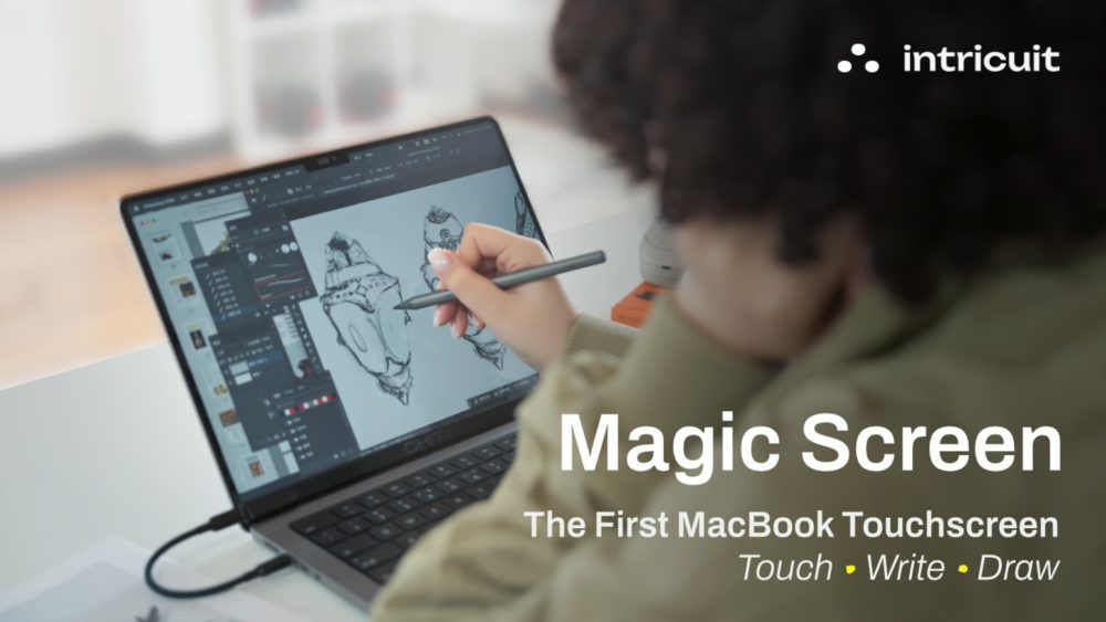 Magic Screen zamienia MacBooka w ekran dotykowy. Projekt trafił na Kic