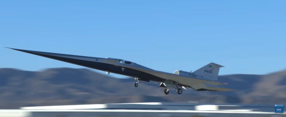 samolot naddźwiękowy NASA X-59