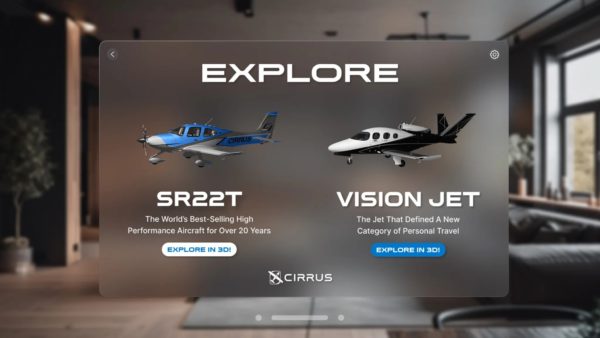 Zdjęcie okładkowe do wpis „Let’s Go&nbsp;Fly!” – darmowa aplikacja immersive dla Vision Pro od&nbsp;producenta samolotów