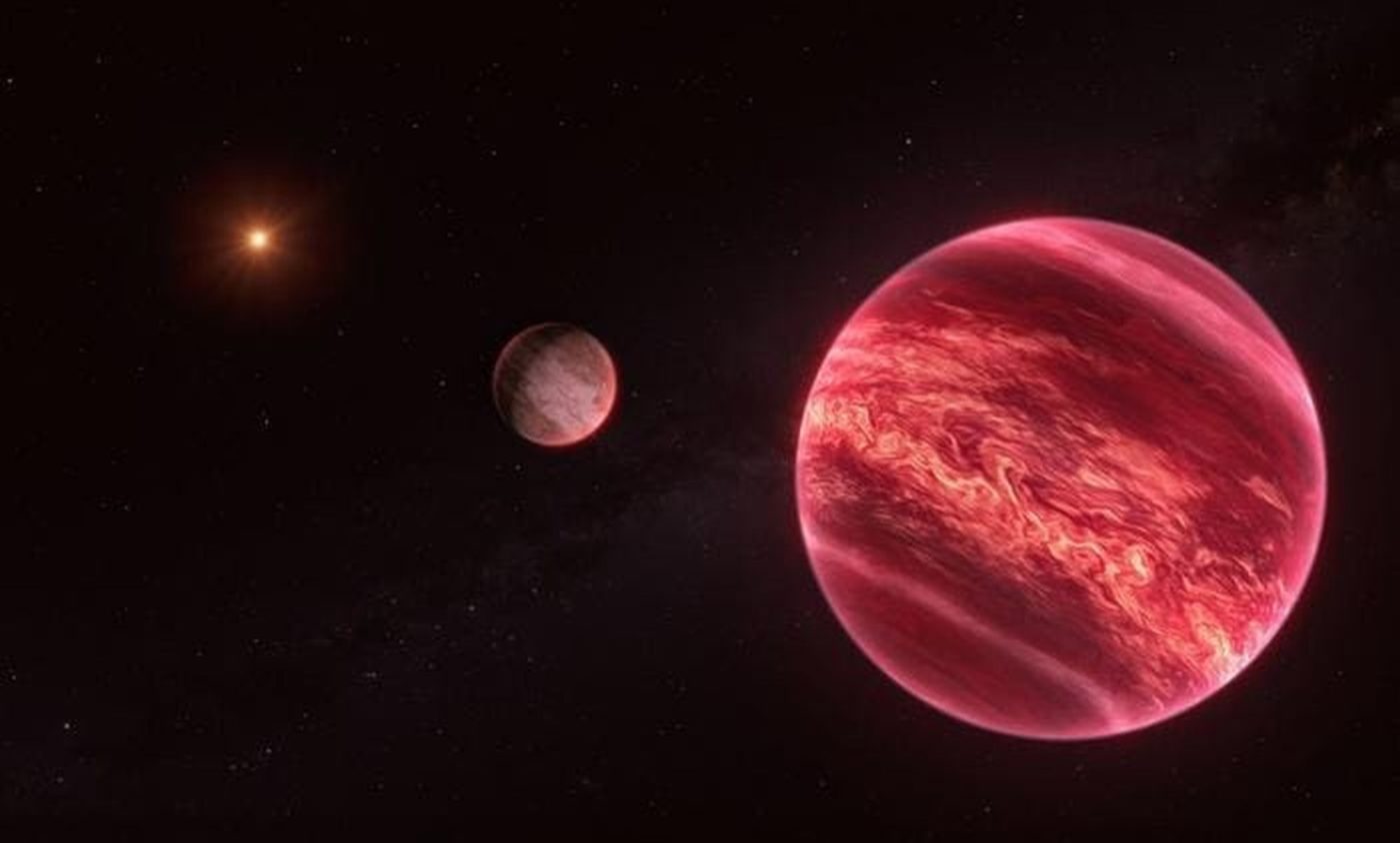Egzosatelita (fot. ESO/M. Kornmesser)
