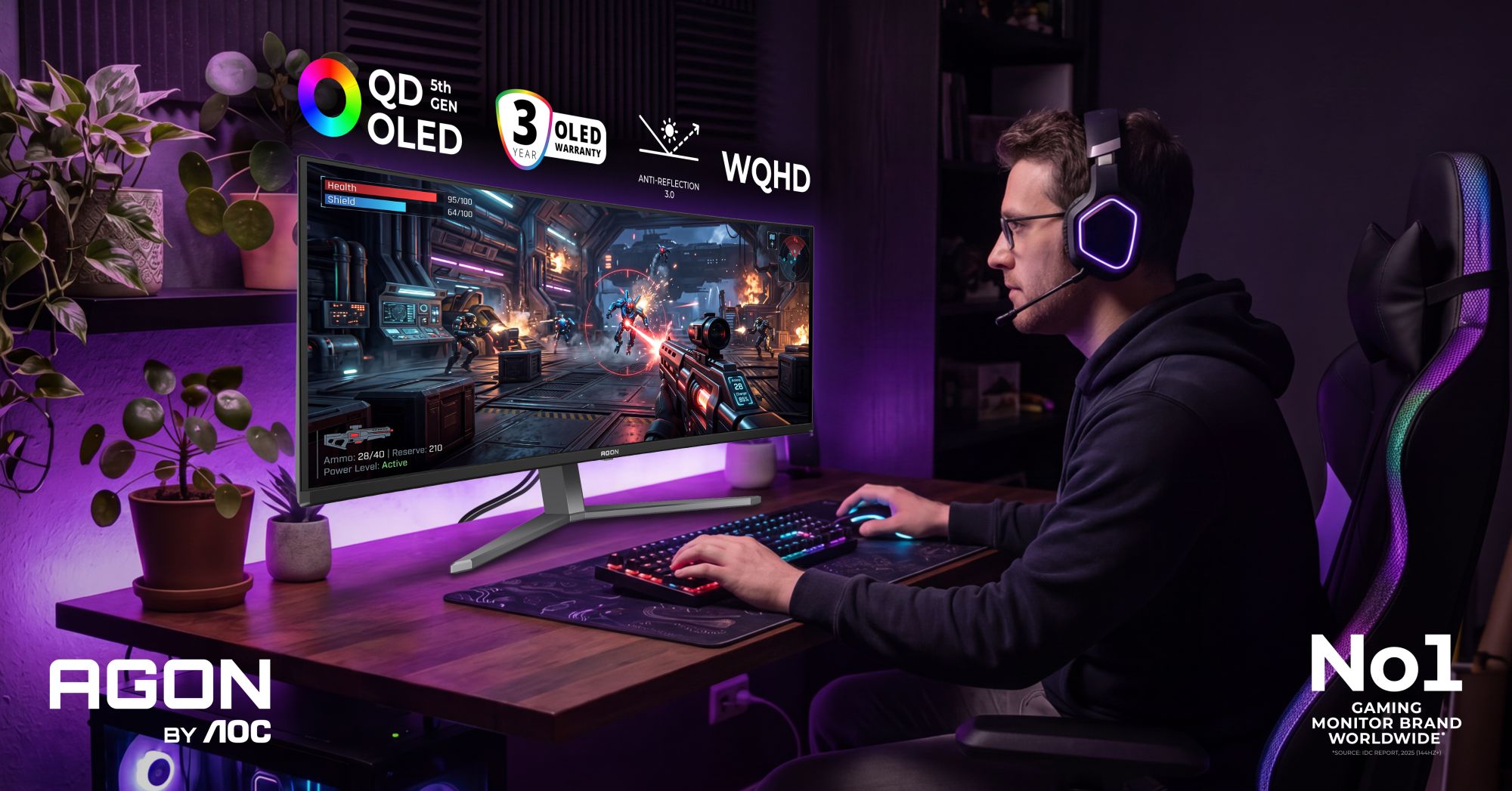 AGON monitory QD-OLED