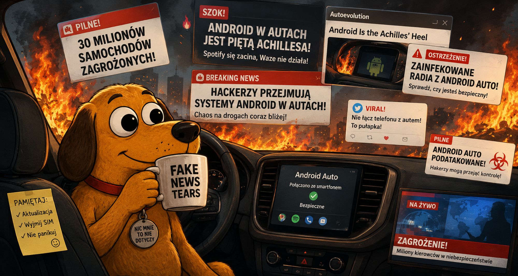 Zdjęcie okładkowe wpisu Od moskiewskiego raportu po medialną histerię. Jak niszowa chińska łatka stała się „zagrożeniem dla Android Auto”