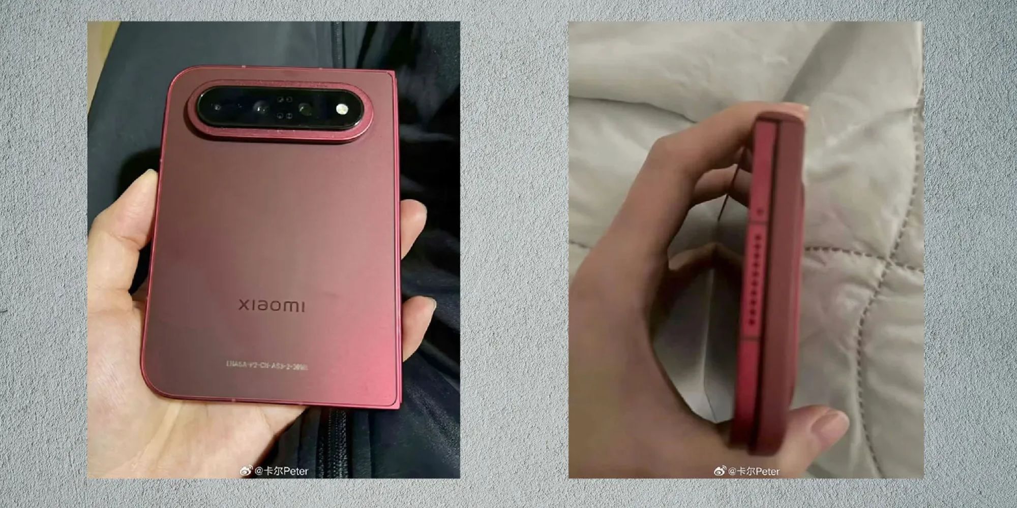 Prototyp Xiaomi 18 Fold na pierwszych zdjęciach. Uwagę zwraca projekt modułu aparatów