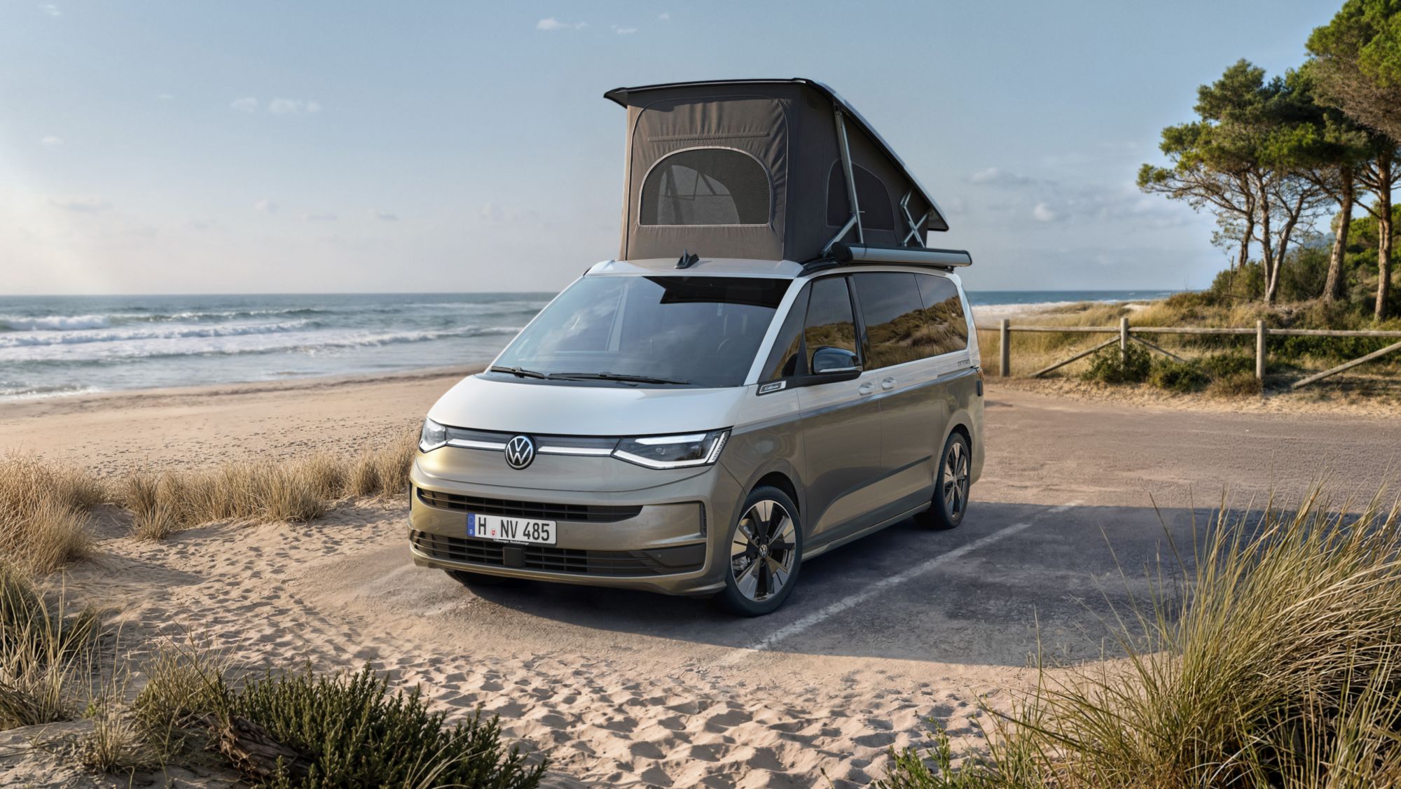 Elektryczny kamper na bazie ID. Buzza i dmuchana kuchnia. Volkswagen pokazuje przyszłość serii California