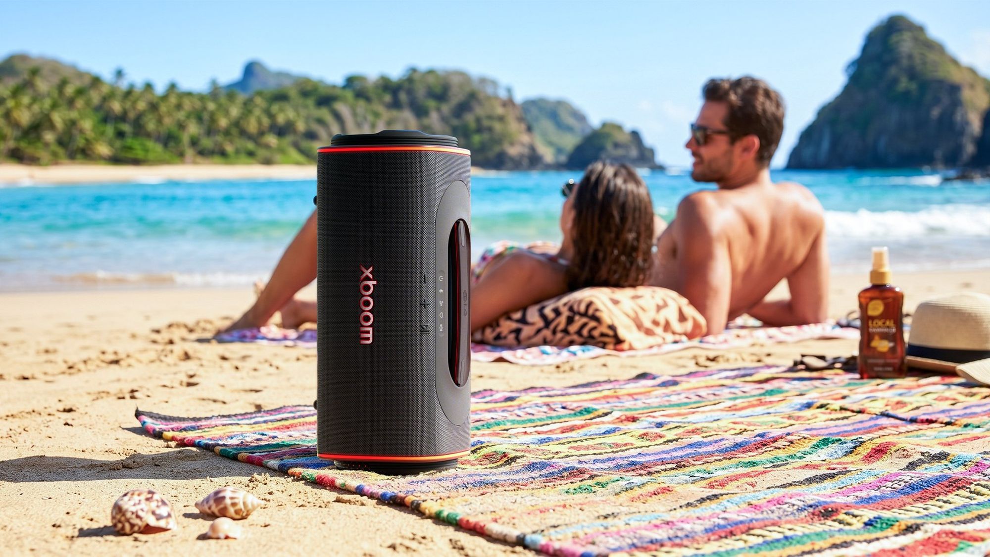 LG xboom Blast: 36 godzin muzyki i pełna wodoodporność