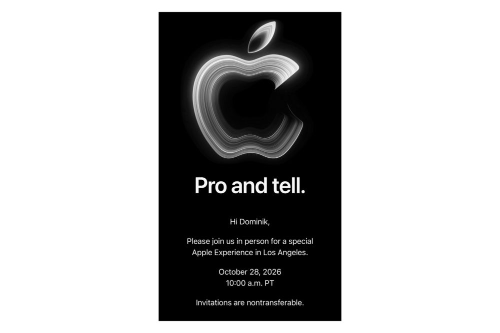 Zdjęcie okładkowe do wpis Apple zapowiada „Pro and tell” na&nbsp;28 października