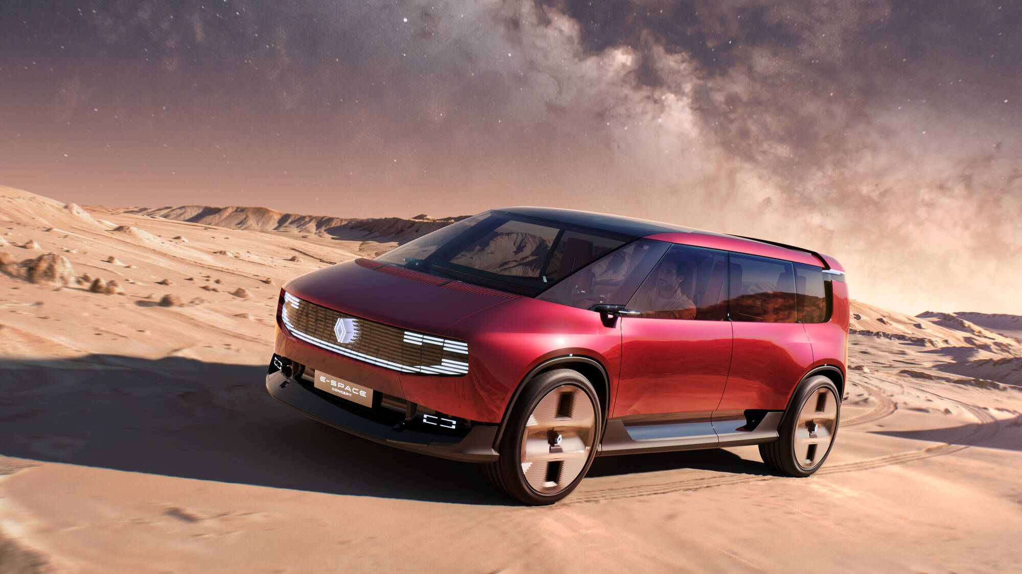 Renault E-Space Concept: van powraca, ale nie dla zwykłych rodzin [galeria]
